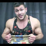 Muscle Ripped Shredded Hunk Pecs Levi Shirt Suit Armpit Fetish Oil Domination Masturbation Bodybuilder Gay Video