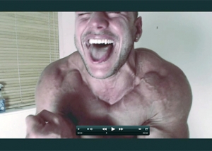 Biceps Hot Flexing Hunk Pecs Sweat Alpha Bum Armpit Fetish Oil Domination Masturbation Bodybuilder Gay FleshLight