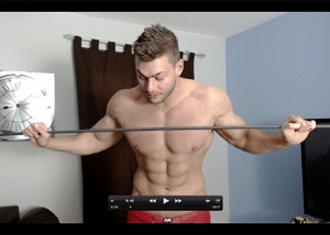 Muscle Ripped Shredded Hunk Pecs Balloons Rubber Latex Armpit Fetish Oil Domination Masturbation Bodybuilder Gay Video