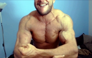 Muscle Ripped Shredded Hunk Pecs Wank Vest Tshirt Armpit Fetish Oil Domination Masturbation Bodybuilder Gay Video