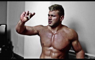 Muscle Flexing Hunk Worship Sweat RolePlay Uniform Cock Tease Masturbation Alpha Video Armpit Fetish Oil Domination