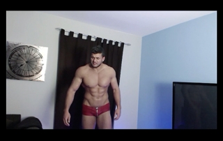 Posers JockFlexing Hunk Pecs Sweat Alpha Bum Armpit Fetish Oil Domination Masturbation Bodybuilder Gay Video