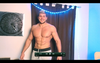 Uniform MuscleGod Muscle Flexing Hunk Worship Sweat Alpha Video Armpit Fetish Oil Domination Masturbation Bodybuilder Gay Video