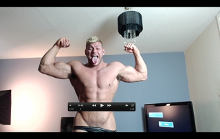 Muscle Ripped Shredded Hunk Pecs Levi Shirt Suit Armpit Fetish Oil Domination Masturbation Bodybuilder Gay Video