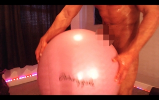 Muscle Ripped Shredded Hunk Pecs Balloons Rubber Latex Armpit Fetish Oil Domination Masturbation Bodybuilder Gay Video