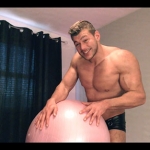 Muscle Ripped Shredded Hunk Pecs Balloons Rubber Latex Armpit Fetish Oil Domination Masturbation Bodybuilder Gay Video